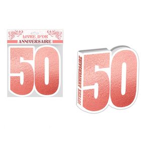 Livre D Or Anniversaire 50 Ans Cdiscount