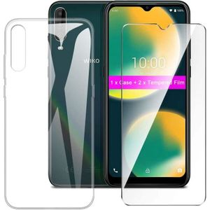 Coque pour Wiko View 4 Lite Transparente Silicone 3 /× Verre tremp/é Protection /écran Ultra Souple TPU /Étui Protecteur Housse Clair TPU Bumper Case Anti Choc Case Cover