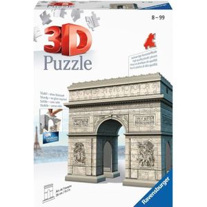 PUZZLE Puzzle 3D Arc de Triomphe - Ravensburger - 216 pièces - sans colle - Dès 8 ans