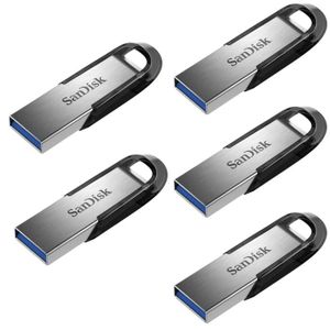 CLÉ USB Lot de 5 SANDISK Clé USB Ultra Flair 64Gb USB 3.0 