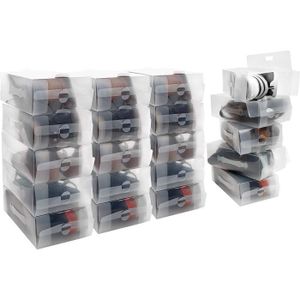 Boite de rangement avec tiroir – boite de rangement plastique pour les  chaussures – bac de rangement empilable pour accessoire[331] - Cdiscount  Maison
