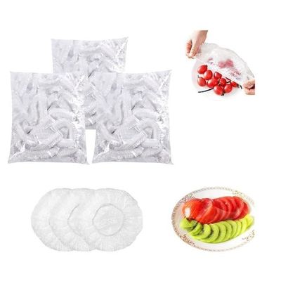 Lot De 300 Films Alimentaires Avec élastique – Couvercles étanches Pour Bols Et Récipients – Conservation Optimale – Transparent, Sans Odeur