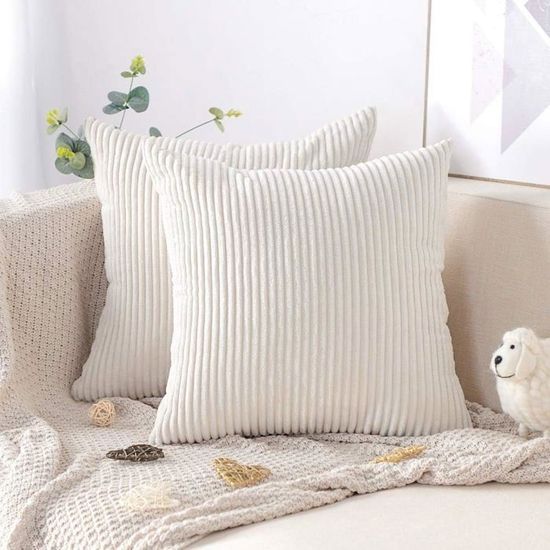 Artscope Housse de Coussin, Lot de 1 en Lin Canapé Taie d'oreiller de