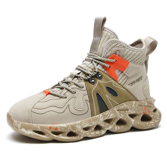 Promo Basket Femme Running Sport Respirant Net Printemps Décontractée Semelle Épaisse Derbies Chaussures De Course Coussin D Air Femme Augmenté 4448 C4