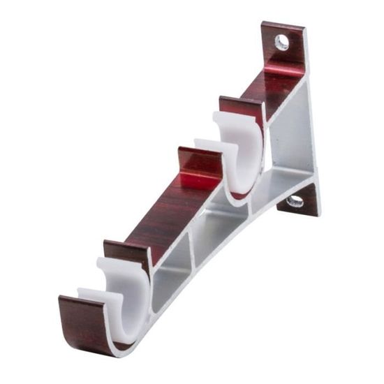Lot De 2 Supports Muraux Pour Tringle à Vêtements Ø25 Mm – Fixation Inox Robuste En Forme U, Support Tringle Placard Et Rideau Douche