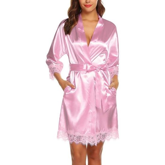 Peignoir satin online femme victoria secret
