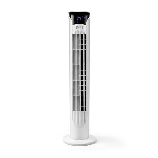 Ventilateur Colonne - BLACK+DECKER - BXEFT49E - Silencieux - Oscillant - Télécommande