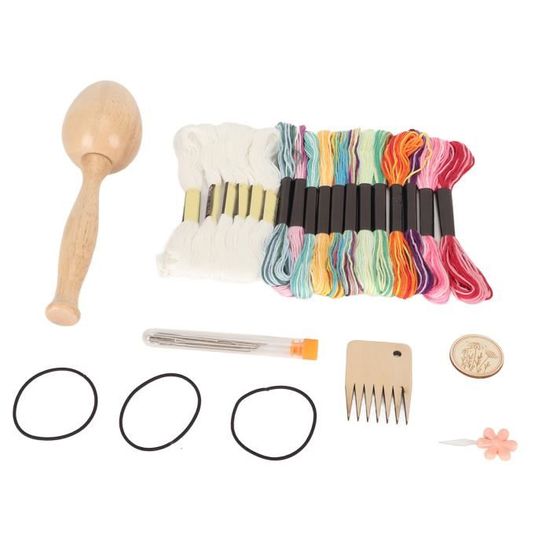 2X(Oeuf à Repriser en Bois, Outils de Couture de Chaussettes Largement