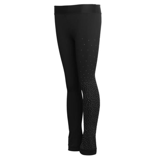 Manyakai Ensemble Veste Patinage Artistique Fille 5-14 Ans - Tenue Gymnastique Manches Longues
