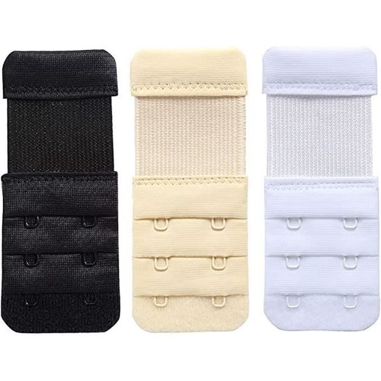 Lot De 20 élargisseurs De Soutien-gorge élastiques – 2 Crochets, 2 Rangées, Couleur Chair – Ajustables, Lavables, Pour Plus De Confort - 4