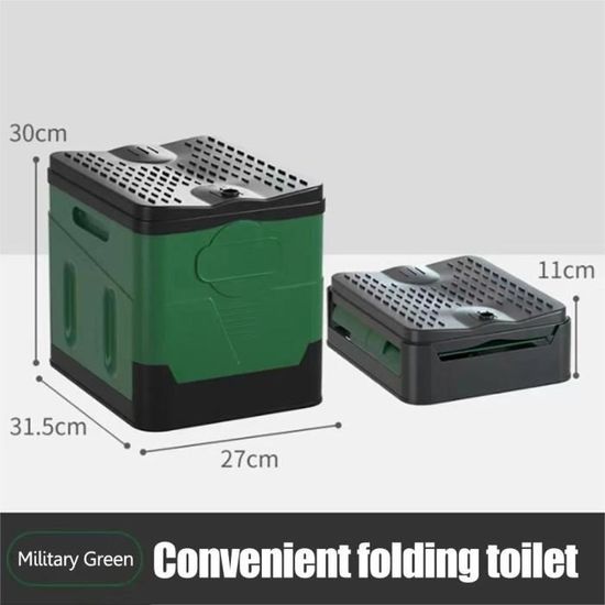 Toilettes Pliantes Mobiles De Camping / Caravane / Voyage - WC Portables - Pratique Et Neuf