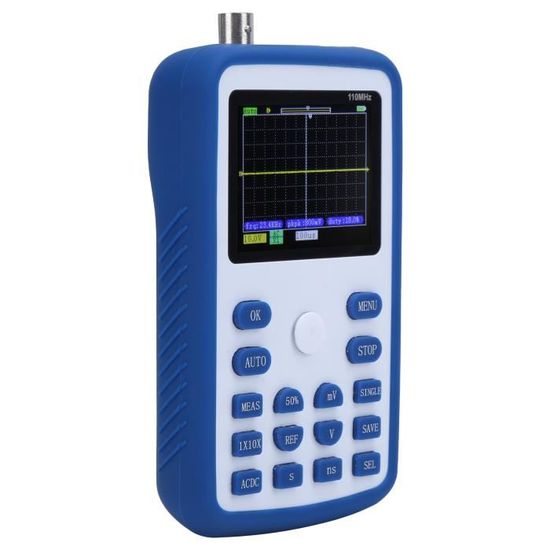 Oscilloscopio Digitale Portatile FNIRSI-1C15 – 110MHz, 500MS/s, Memoria, Ottimo Per Hobbisti