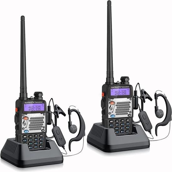 Talkies-walkies Radio Bidirectionnels Portables avec Clavier