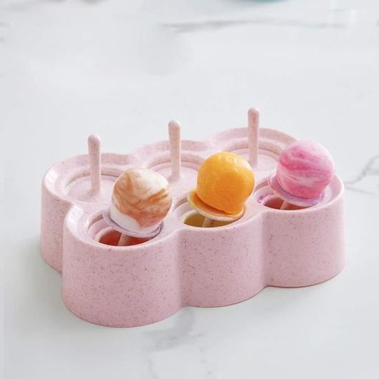 Moules à Glace En Silicone Réutilisables MLPKOI - 2 Pièces Avec Couvercles Et 12 Bâtons | Formes Amusantes Pour Glaces Maison