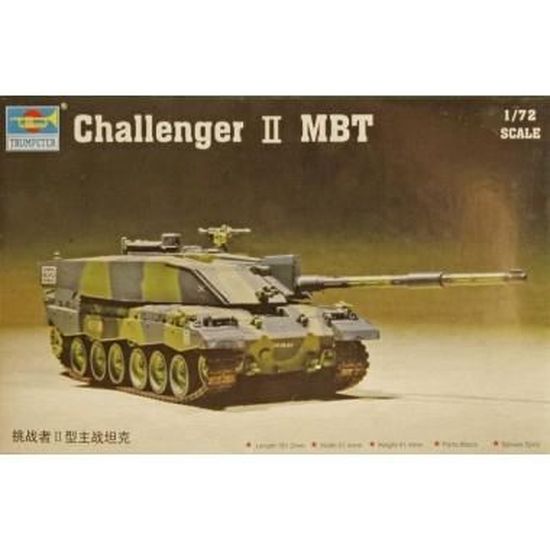 Maquette - TRUMPETER - Challenger II MBT - Maquette à peindre et à monter - Echelle 1/72