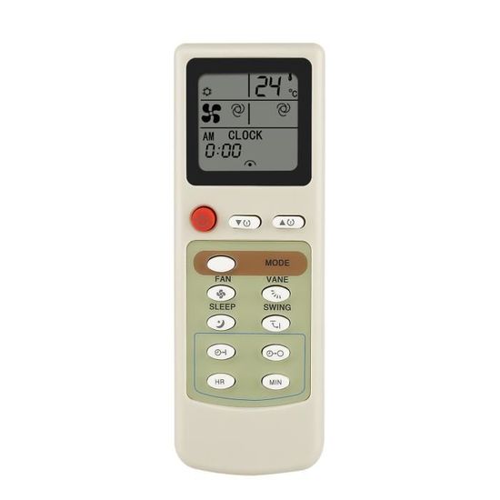 Télécommande De Remplacement Pour Climatiseur Mitsubishi - Modèles RLA502A700B, SRF35ZMXA-S, Etc.