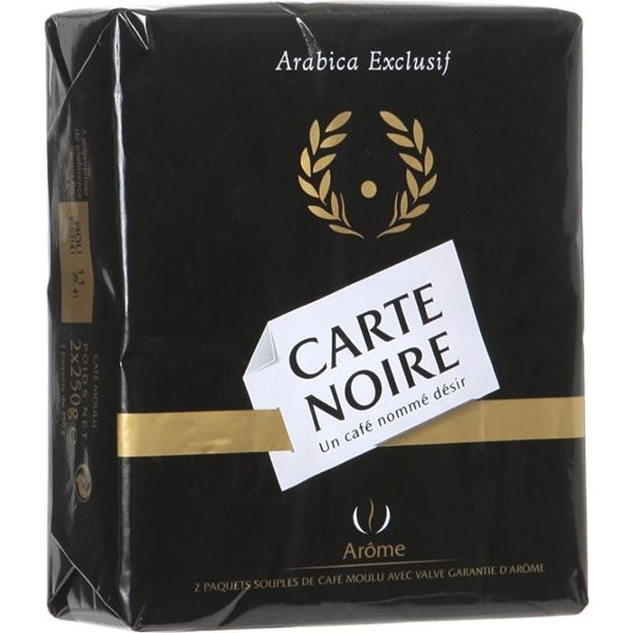 Carte Noire café moulu 2x250g