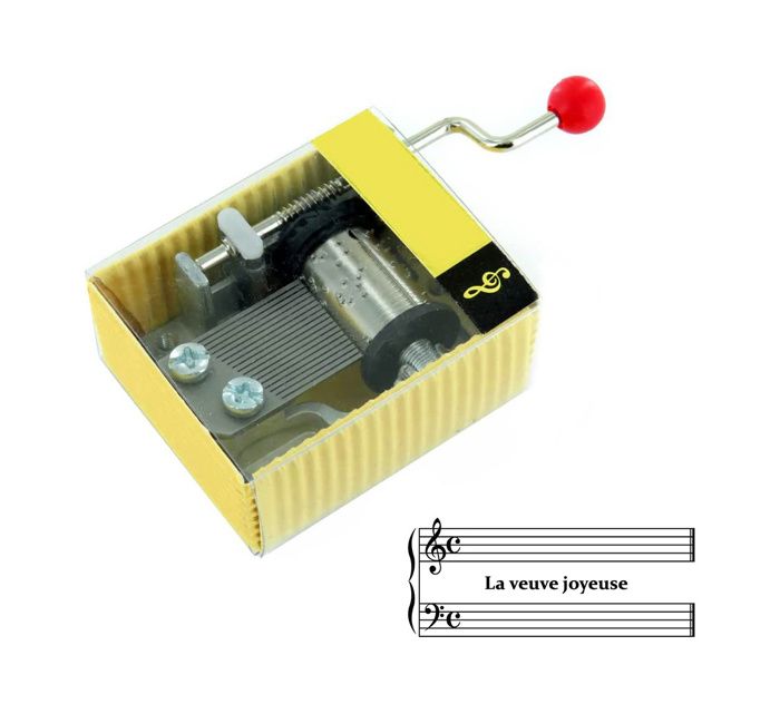 Lutèce Créations Boîte à Musique/boîte à Bijoux Musicale en Bois Massif