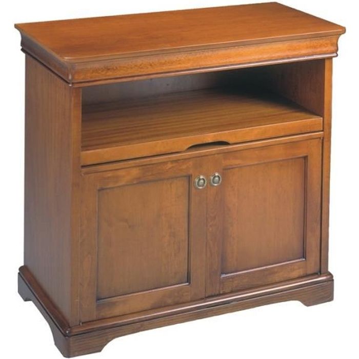Meuble TV 2 portes - PENELOPE - L 86 x l 46 x H 80 cm
