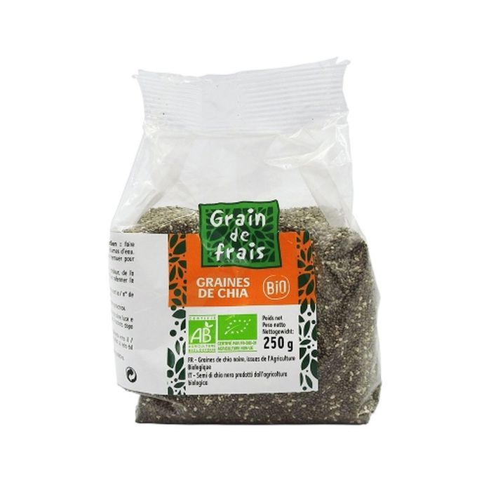 Graines de chia BIO - Grain de Frais - paquet 250g