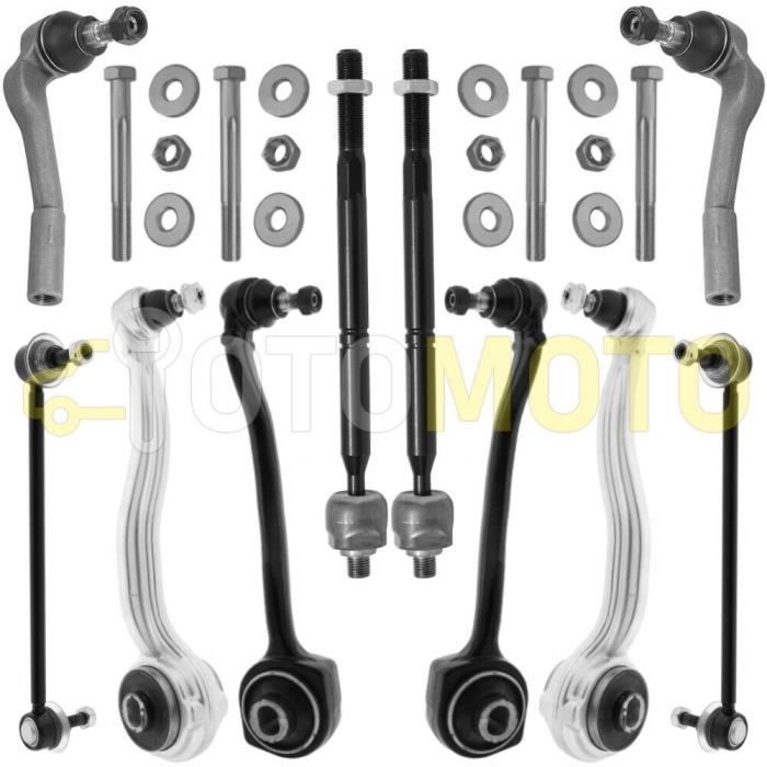 Bras de suspension avant pour MERCEDES CLASSE C W203 S203 triangle, rotule, biellette 11 pièces