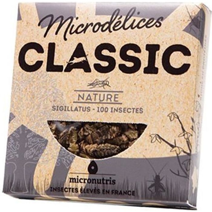 Micronutris Insectes Apéritifs Sigillatus Saveur Nature 5g