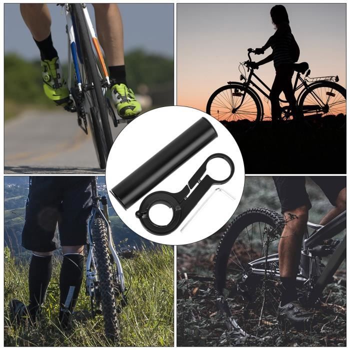Extension de guidon de vélo(Noir )-REN