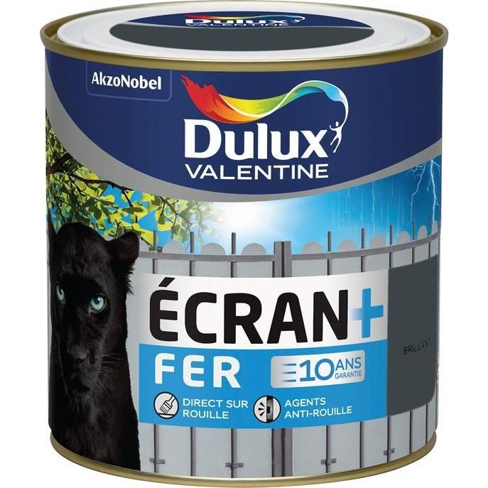 Peinture fer brillant écran+ 500 mL - anthracite