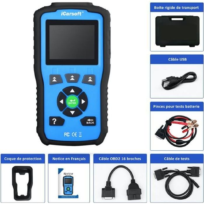 Valise / Outil Diagnostic Motos iCarsoft CR Moto - Diag Motos et Scooters Pro