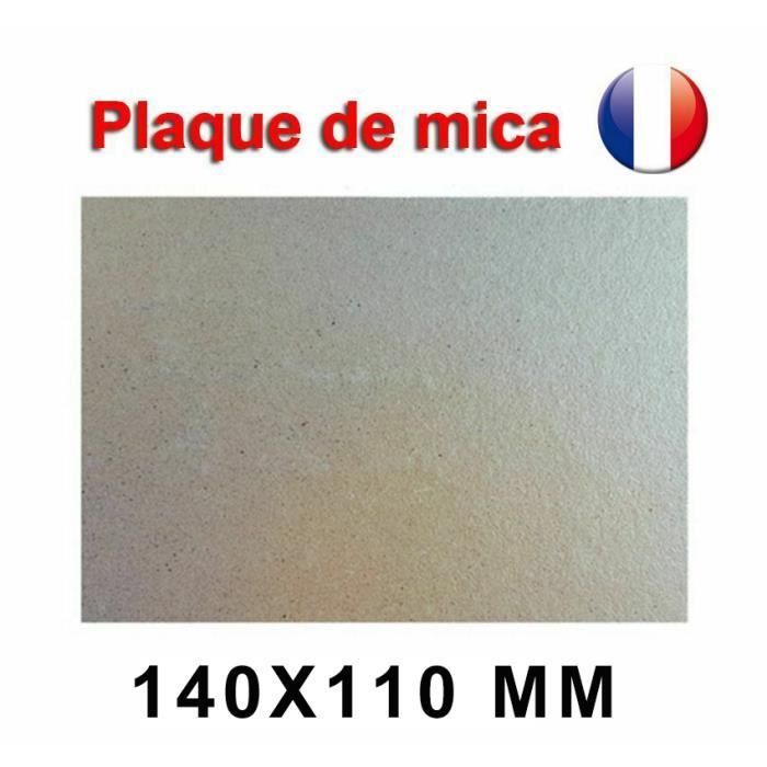 Plaque de Mica à découper Pour Four Micro-Ondes Universelle 140X110 mm