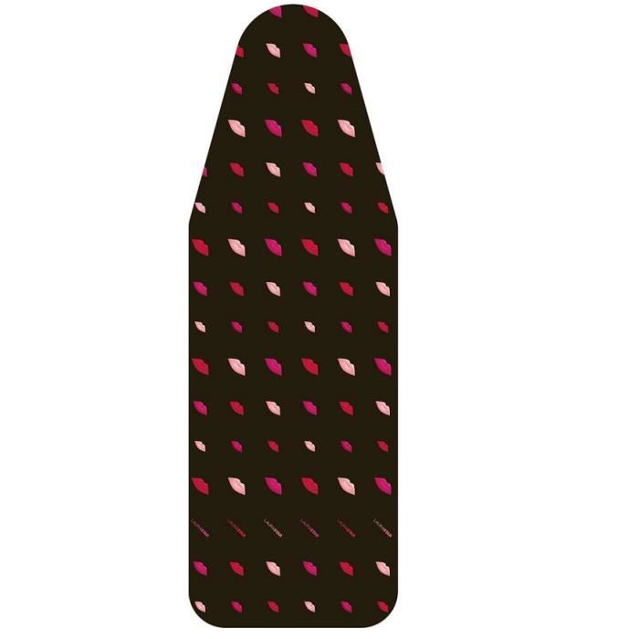Laurastar Universalcover Lips, Housse Universelle pour Table à Repasser, 131cm x 55cm, 100% Coton. Clip de serrage, Ajustable, Monta