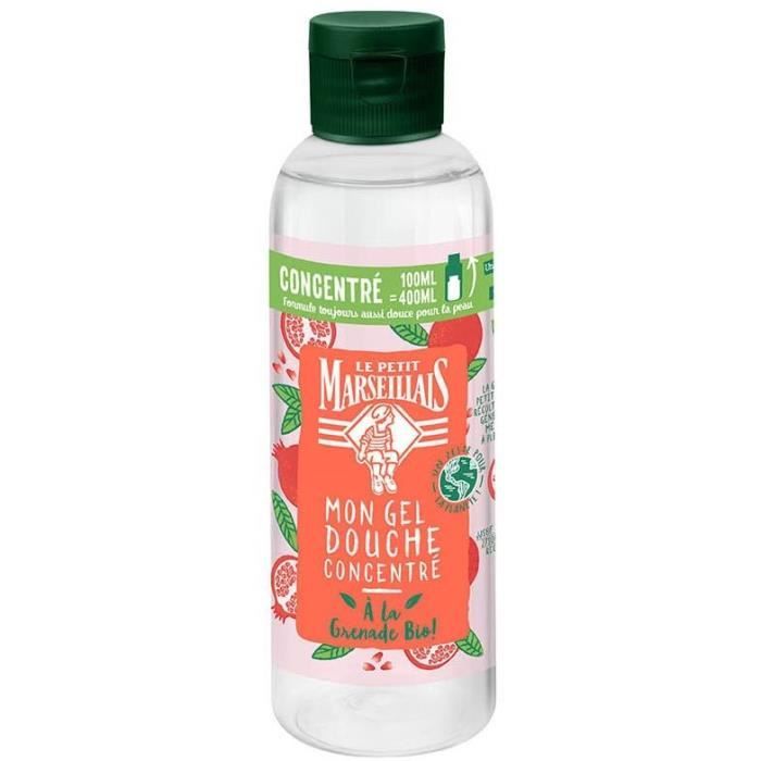 LE PETIT MARSEILLAIS Gel douche concentré - Grenade Bio - 100 ml