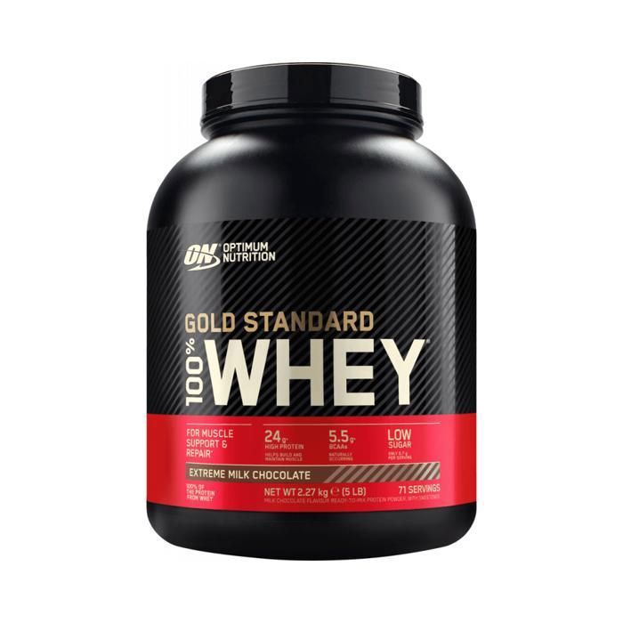 100% Whey Gold Standard 2273g Extreme Milk Choco