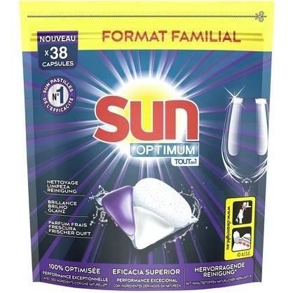 SUN Tablettes lave-Vaisselles Tout en 1 - x38 capsules