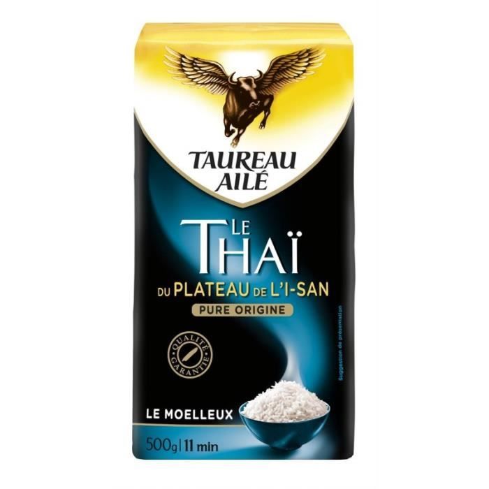 TAUREAU AILE - Riz Thai 500G - Lot De 4