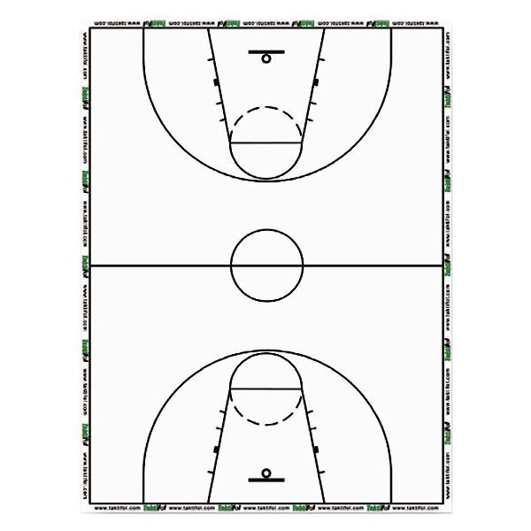 Tableau effaçable taktifol basketball