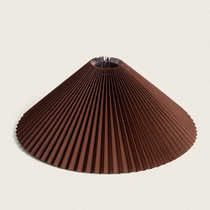 Abat-jour Tissu Luanda Marron foncé