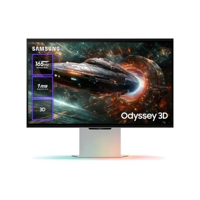 Samsung Écran PC Gaming 27 Odyssey 3D G90XF 4K UHD 165Hz Neuf - vue 4