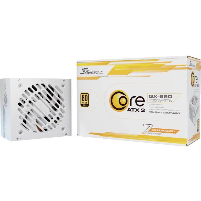 SEASONIC - Core GX-650-V2-WHITE ATX3.1 - Alimentation - 650 W