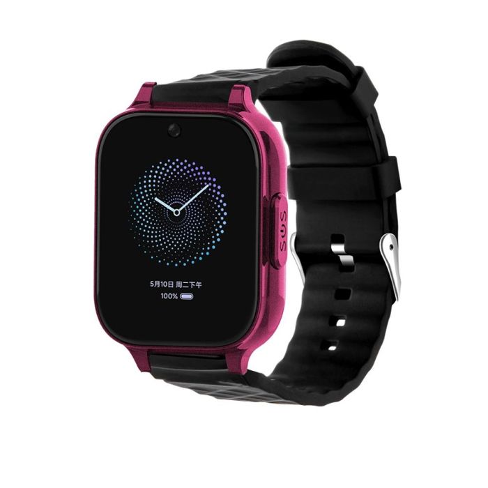 Montre Connectée GPS SOS Santé Étanche 4G Amérique Rouge Rouge