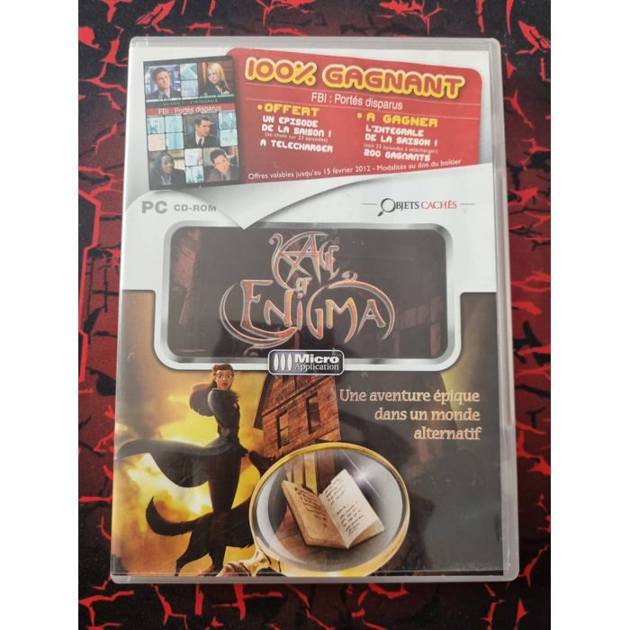 Micro Application Art Of Enigma – Jeu PC Cd-Rom – Objets Cachés / Aventure / Mystère