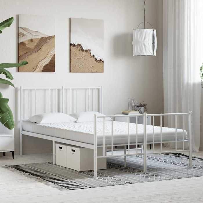 Black Friday Matelas en mousse blanc - BURKE - pour lit - 140x220 cm 7 zones dureté 20 ILD mm544