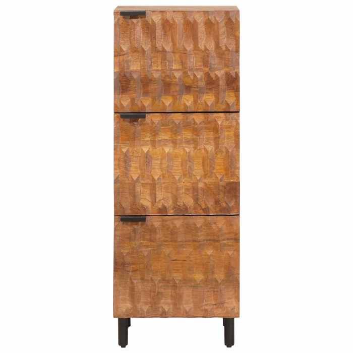 SOLDES DHIVER®Caisson de salon/Buffet de rangement - Marron Haut Armoire - avec porte - Finition Acacia Brun 40 x 33 x 110 cm - 650