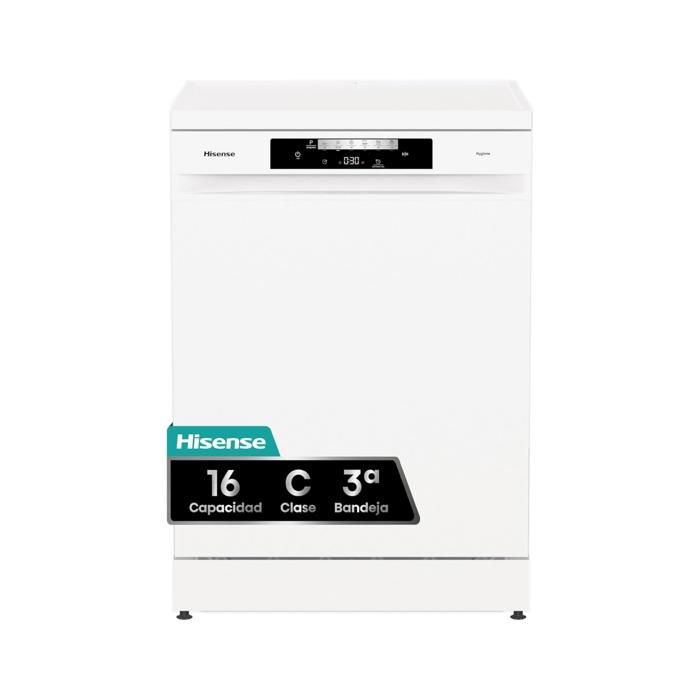 Lave-Vaisselle HISENSE HS643C90W – 16 Couverts, Séchage Automatique, 44 dB - vue 3