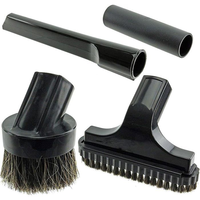 Mini Brosse pour Escalier et Suceur Plat compatible avec Numatic Henry Hetty Aspirateur (32 mm)