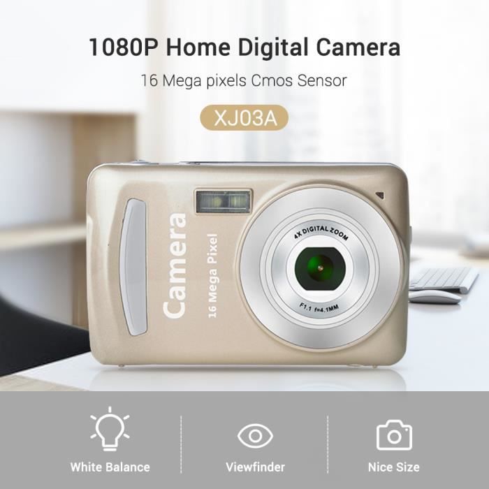 Caméra vidéo Caméscope HD 1080P 24.0MP Zoom numérique 16X Caméra Vision