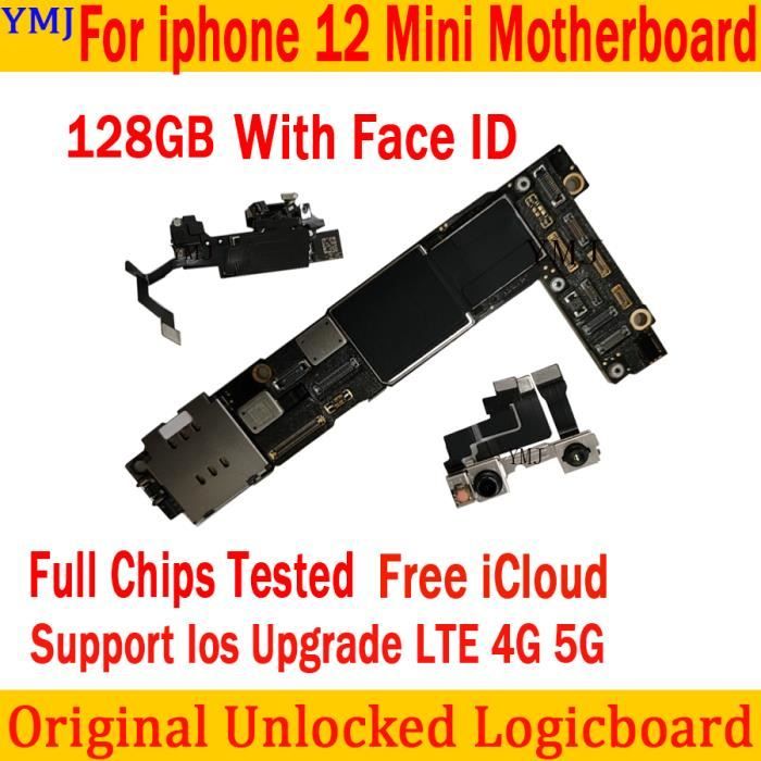 XR 128 Go sans identification faciale-Carte mère fonctionnelle avec Face ID pour iPhone XR