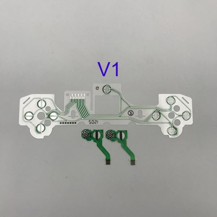 SG Store Lot 3 Membranes V2 Conductrices PS5 – Remplacement Film Flexible Vert Pour Manette DualSense