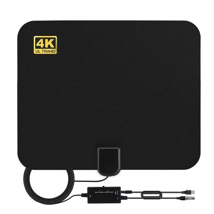 D-Home Amplificateur TNT Connecté 2 Sorties 32dB - Avec App TV Finder Pour Orienter L'Antenne - Filtre 4G/5G - Améliore Réception TV Intérieure
