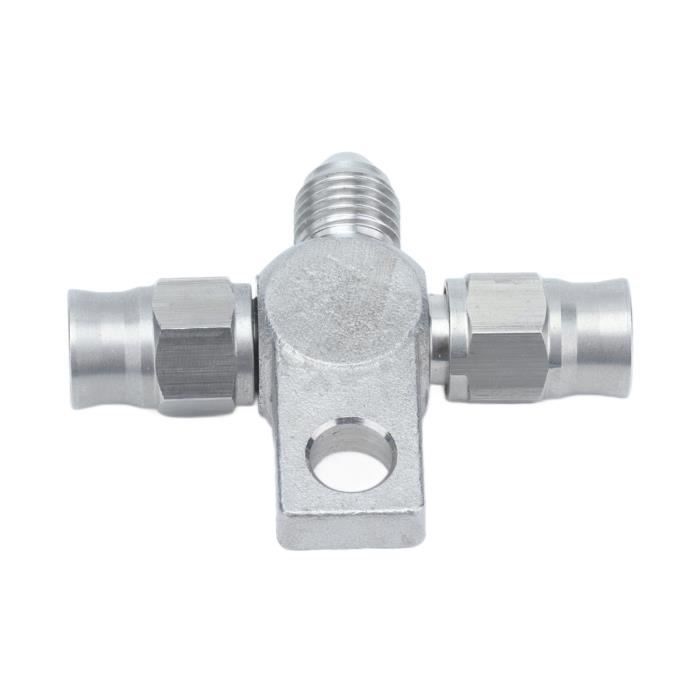 Raccord De Tuyau De Frein AN3 Acier Inoxydable – Angle Droit Ou Coudé, Diamètre 10 Mm, Pour Auto/moto